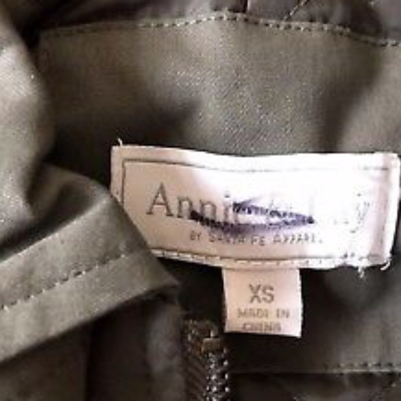 NWOT Annie & Fay By Santa Fe Apparel Zip Up Vest - Picture 3 of 4